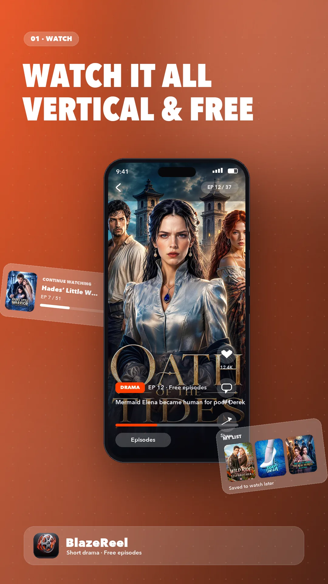 BlazeReel screen